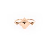 bague pyramidale en or rose