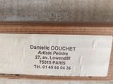 a picture of a wooden box with a label on it