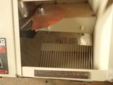 a microwave that has some food inside of it
