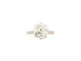a diamond single - stone ring,