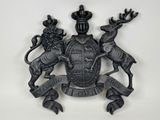 une image représentant des armoiries ornées de deux cerfs et d'une couronne