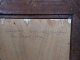 a picture of a piece of wood with writing on it