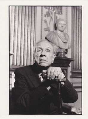 C. Granveaud Jorge Luis Borges 1983 Épreuve argentique d'épo…