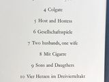a picture of a list of things to do on a golf course