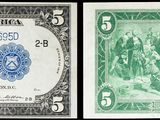 Deux types de monnaie différents sont représentés sur un fond noir.