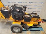 a machine that is sitting on a pallet in a warehouse