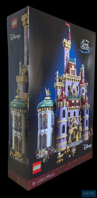 the box of the lego disney castle is open and ready to be opened