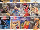 a lot of books that are on the table