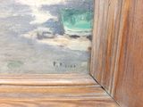 a picture of a painting on the wall of a room