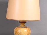 an image of a lamp that is on a table