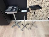 two trays that are sitting on a table