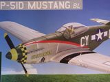 a picture of a model of a p - 51 mustang bl