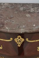 Commode galbée toutes faces en bois de placage ouvrant par d… (photo 6)