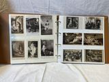 un livre avec des images de personnes et d'animaux
