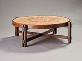 an image of a coffee table with a circular top