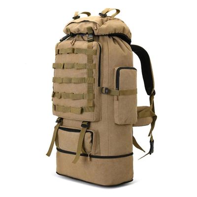 Sac à dos tactique 100 litres. Nombreuses poches pour stocke…