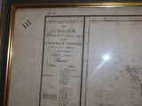 a picture of a map on a wall in a room