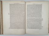 an open book with a page of text on it