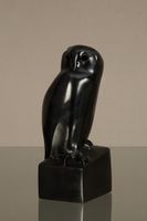 François Pompon (1855-1933), d'après Grand Duc  Épreuve en bronze à pa