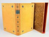 an old book opened to show the inside of it