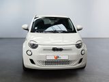 fiat ' s new electric car is parked in a showroom