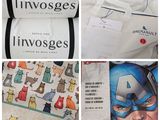plusieurs photos représentant un collage de photos de chats et d'un sac