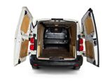 a white van with its doors open on a white background