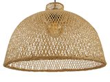 un gros plan d'une lampe suspendue au plafond