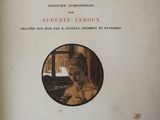 an old book with a picture of a woman on it