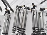 a lot of different types of hoses on a table