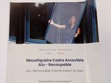 the brochure has a picture of a woman opening a window