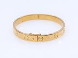 cartier 18k yellow gold love bracelet