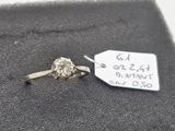 a diamond ring with a price tag attached to it