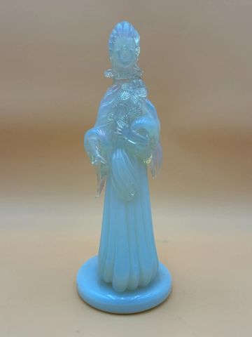 Murano. Sculpture en verre opalescent H : 30