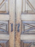PETITE ARMOIRE en bois naturel ouvrant en façade par deux po… (photo 5)