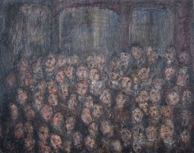 Hervé THIBAULT (né en 1944) Foule - Photo 1