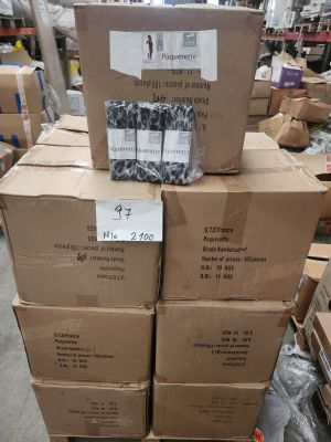 Lot de 2 100 écharpes “Pâquerette” Cheval Blanc, articles ne…