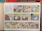 a book with a comic strip on the front and a comic strip on the back of the book