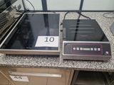 a picture of a counter top with a stove and a toaster on it