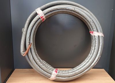 Couronne d'envion 25m de tuyau cuivre isolé pour climatisati…