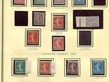 a picture of a collection of stamps from france