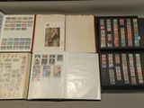 many different types of stamps on a table
