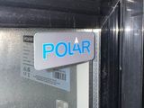 a sign that says polar on the door of an oven