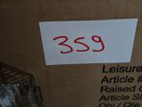 a cardboard box with a price tag on it