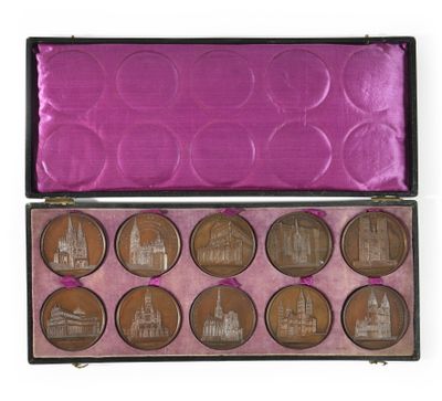 an image of a box of chocolates with a picture of a church