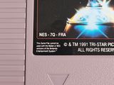 a video game with a picture of a spaceship on it