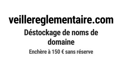 Nom de domaine veillereglementaire.