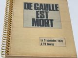 un vieux livre dont la couverture porte l'inscription « de Gauile et Mont »