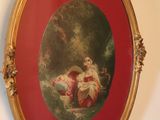 a picture of a painting hanging on the wall