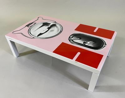 PETER KLASEN (Né en 1935) Miroirs et interrupteur, vers 1970 - Photo 1